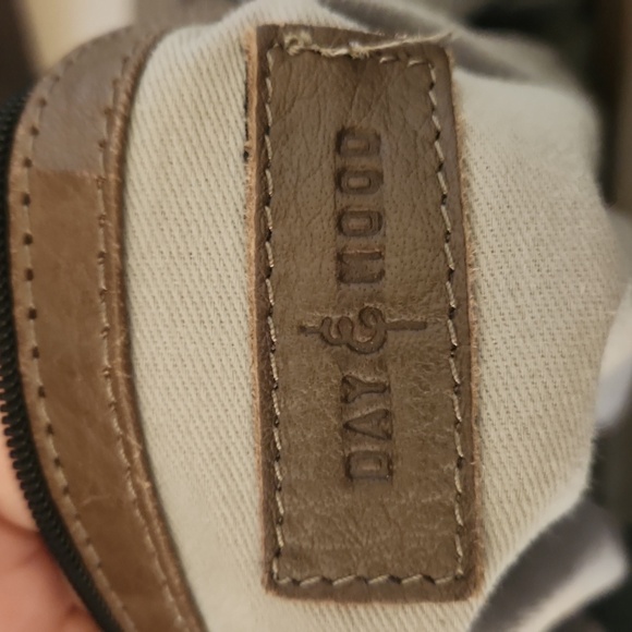 Day & Mood Greta Woven Genuine Leather Shoulder Purse Convertible Backpack Bag - Picture 4 of 15